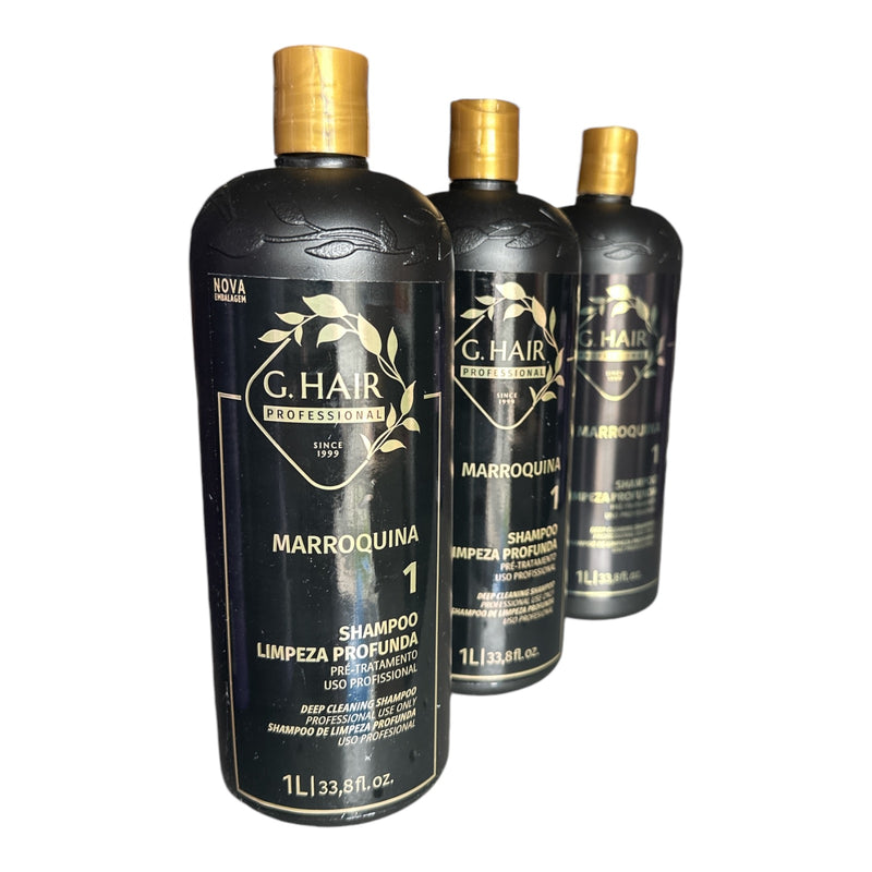 SHAMPOO PULIBILE INOAR MOROCCAN G DEEP HAIR DEEP CLEANING SHAMPOO 250ml/8,4fl.oz.