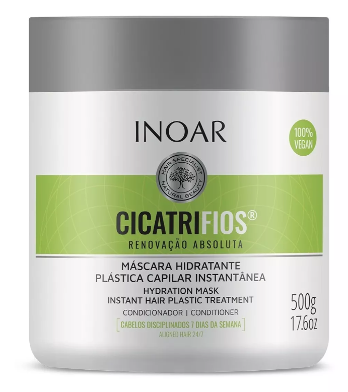 Inoar Vegan Cicatrifios Inoar Maschera Idratante per Capelli 1KG